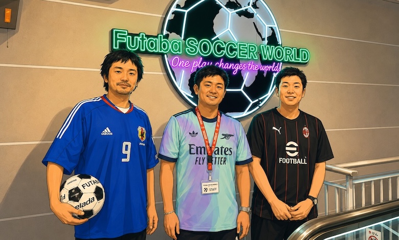 フタバサッカーワールドの専門スタッフ